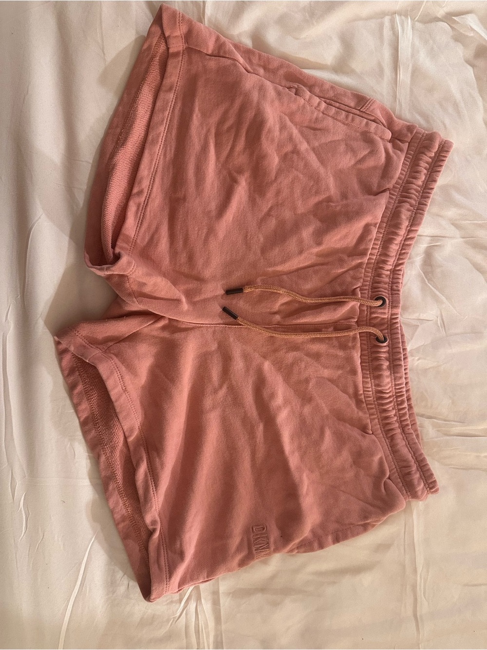 DKNY Rose Pink Athletic Drawstring Shorts